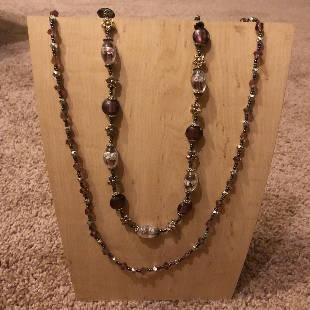 Purple Multicolor Necklace